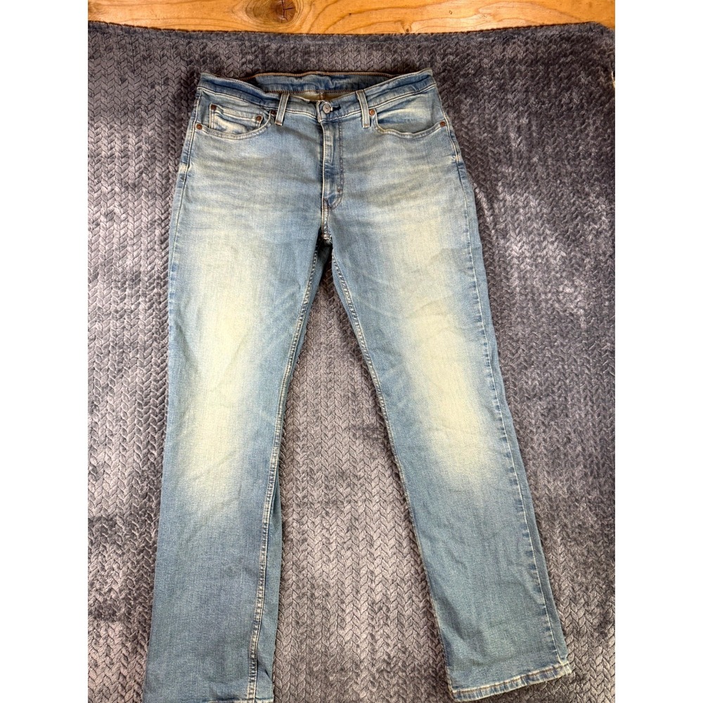 Levi's 514 Jeans Mens 36x32 Blue‎ Denim Stretch Versatile Classic Straight Leg